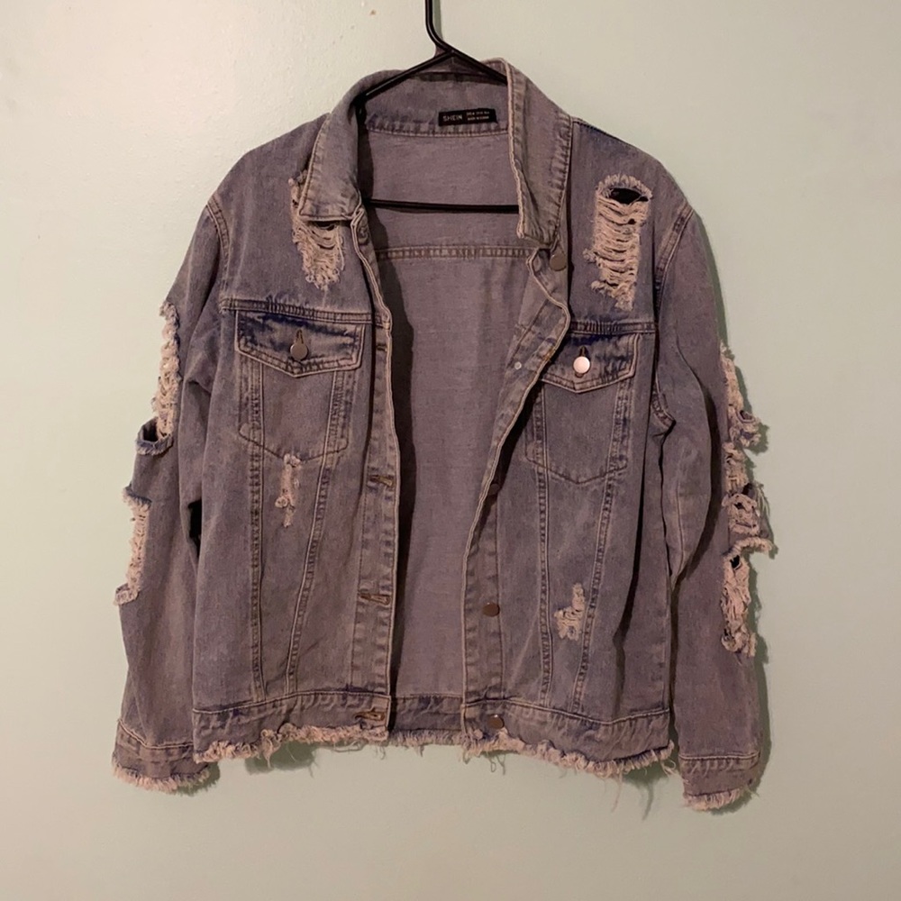 Distressed Denim Jacket